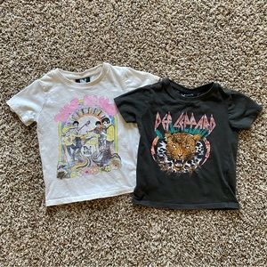 Cotton On Girl’s Band T-shirts 3Y